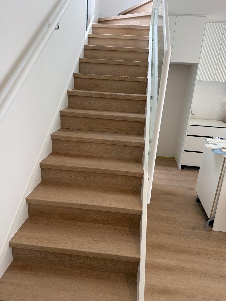 Staircase & Hallway Hybrid Flooring